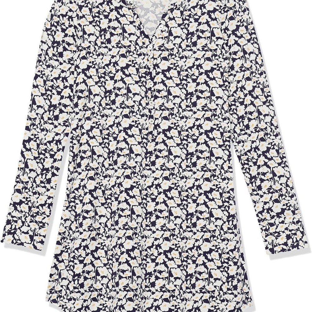 Floral Long Sleeve Maternity Dress - Picture 4 of 6